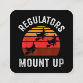 Regelgevers zetten zich op, Funny Halloween Witch Vierkante Visitekaartje (Achterkant)