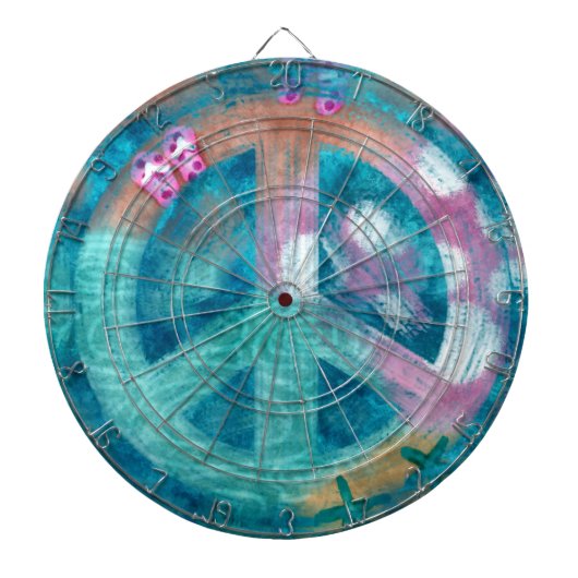 Regelgeving Dartboard w / Darts - Strand Vredesbor Dartbord (Voorkant)