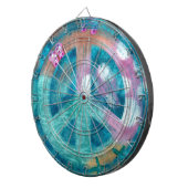 Regelgeving Dartboard w / Darts - Strand Vredesbor Dartbord (Voorkant Rechts)