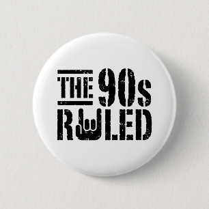 Regelgeving van de jaren '90 ronde button 5,7 cm