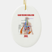 Regelgeving voor bloeddruk in de fysiologie keramisch ornament (Achterkant)