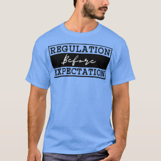 Regelgeving voor verwachting 5 t-shirt