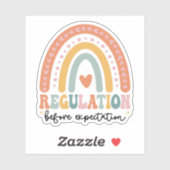 Regelgeving voor verwachting Autisme SPED Leraar Sticker (Vel)