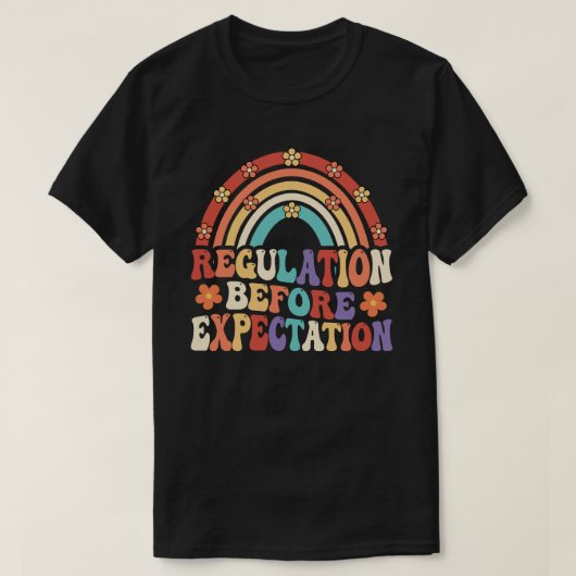 Regelgeving vóór verwachting Neurodiversiteit T-shirt (Design voorkant)