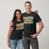 Regelgeving vóór verwachting Neurodiversiteit T-shirt (Unisex)
