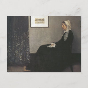 Regeling in grijs en zwart - Moeder van Whistler Briefkaart