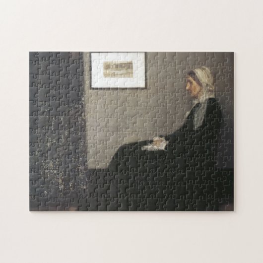 Regeling in grijs en zwart - Moeder van Whistler Legpuzzel (Horizontaal)