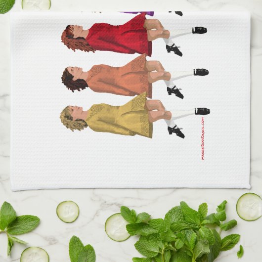 Regellijn Theedoek (Gevouwen)