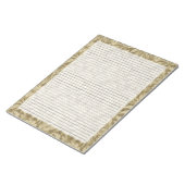 Regellijnen van het College voor  handpalmen Notitieblok (Schuin)