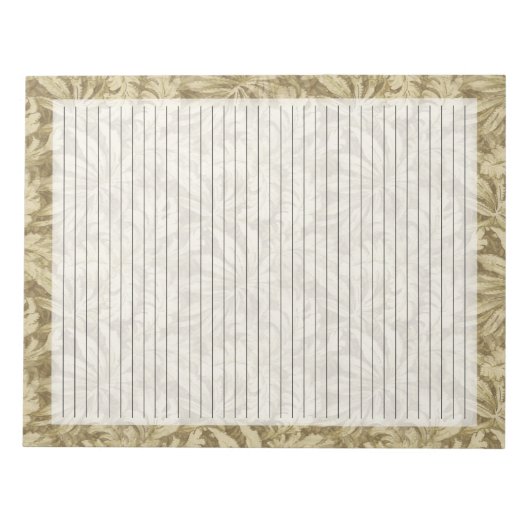 Regellijnen van het College voor  handpalmen Notitieblok (Voorkant)