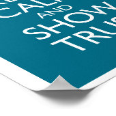 Regelmatig en Show vertrouwen houden Poster (Hoek)