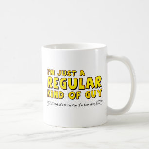 Regelmatig soort man Funny Mug Humor Koffiemok