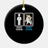 Regelmatig technicus vs. dialyse technicus dabbing keramisch ornament (Achterkant)