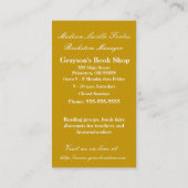 Regelmatig Visitekaartje lezen voor vrouwen (Achterkant)