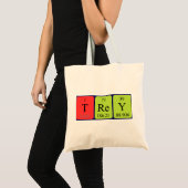 Regelmatige canvas tas met tabelnaam behandelen (Voorkant (product))