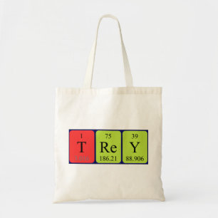 Regelmatige canvas tas met tabelnaam behandelen