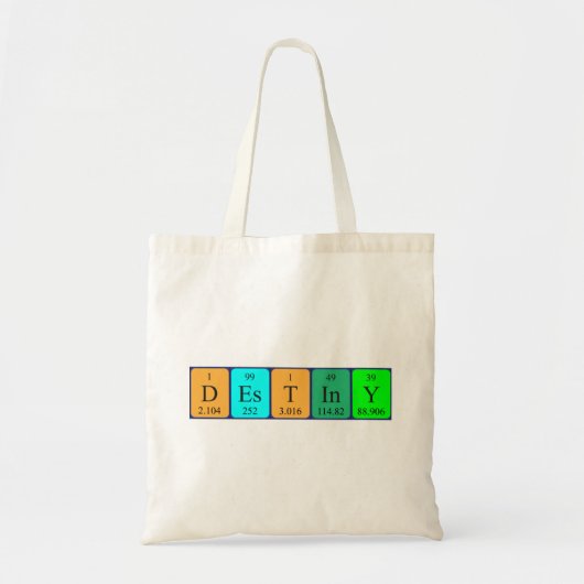 Regelmatige canvas tas voor doelgroepnamen (Voorkant)