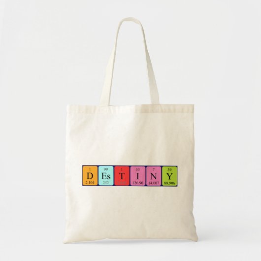Regelmatige canvas tas voor doelgroepnamen (Voorkant)