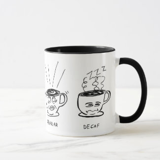 Regelmatige/Decaf Cartoon KoffieMok Mok