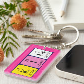 Regelmatige identificatie van tabelnamen sleutelhanger (Voorkant Rechts)