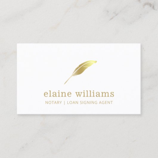 Regelmatige kredietondertekening Gold Visitekaartje (Voorkant)