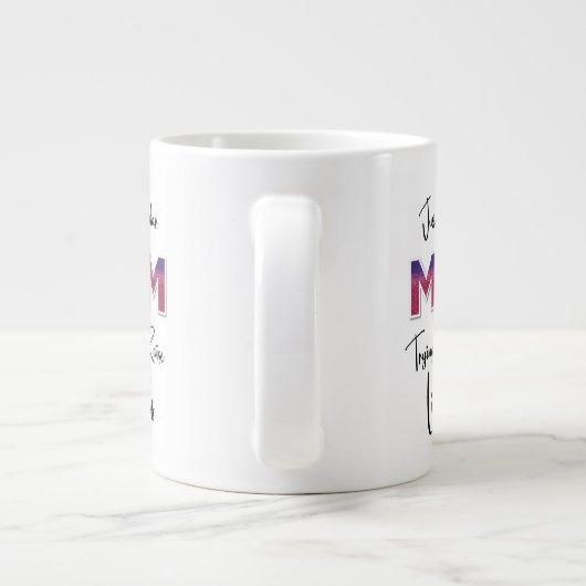 Regelmatige mam probeert de Mok van liberalen niet (Achterkant)