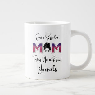 Regelmatige mam probeert de Mok van liberalen niet