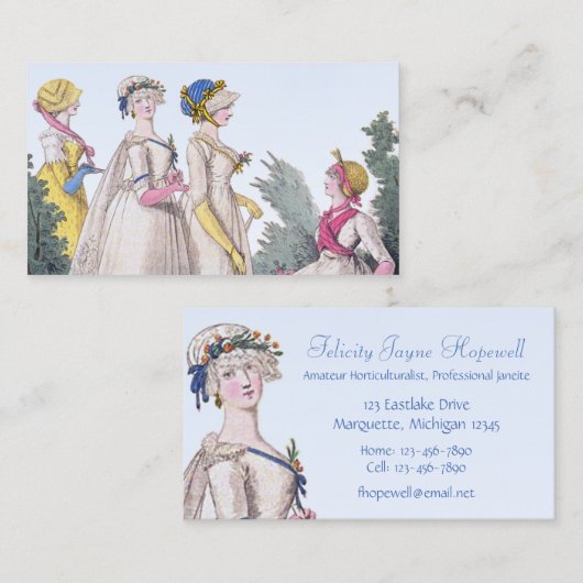 Regelmatige Mode Aangepaste persoonlijke oproepkaa Contactkaartje (Voorkant / Achterkant)