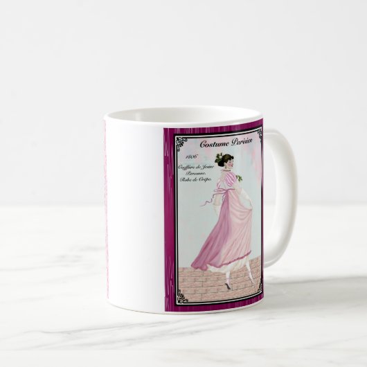 Regelmatige Mode Bord mok (Voorkant rechts)