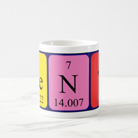 Regelmatige mok van de naam Bent (Center)