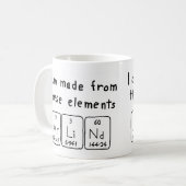 Regelmatige mok van de tabelnaam (Voorkant links)