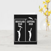 Regelmatige papa tillen papa grappig bodybuilding  kaart (Gele Bloem)