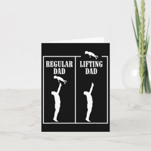Regelmatige papa tillen papa grappig bodybuilding  kaart
