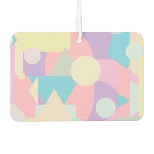 Regelmatige pasta's in Abstract collage Luchtverfrisser (Voorkant)