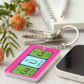 Regelmatige tabelnaamtoetsen sleutelhanger (Voorkant Rechts)