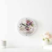 Regelmatige wandklok met verf van Victoriaans thea (Huis)