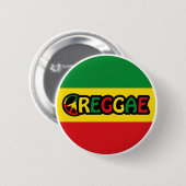Regelontwerp met reggagevlag-kleuren ronde button 5,7 cm (Voorkant /achterkant)