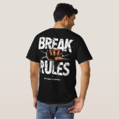 Regels breken - Niets is origineel T-shirt (Achterkant volledig)