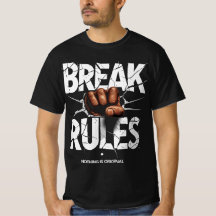 Regels breken - Niets is origineel T-shirt