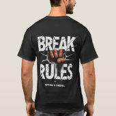 Regels breken - Niets is origineel T-shirt (Achterkant)
