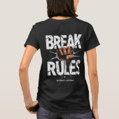 Regels breken - Niets is origineel T-shirt (Achterkant)