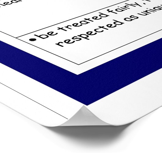 Regels (eerbiediging) poster (Hoek)