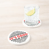 Regels football zandsteen onderzetter (Zijkant)