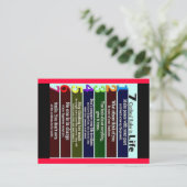 regels, koersen, gezegden briefkaart (Staand voorkant)