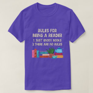 Regels om een lezer te zijn t-shirt