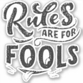 Regels Sticker (Voorkant)