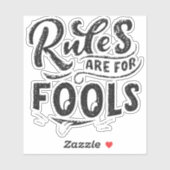 Regels Sticker (Vel)