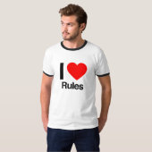regels van de liefde t-shirt (Voorkant volledig)