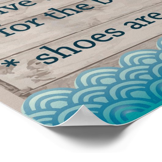 Regels van het Huis van Beach Poster (Hoek)