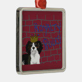 Regels van het koningshuis - King Cavalier Square  Metalen Ornament (Rechts)